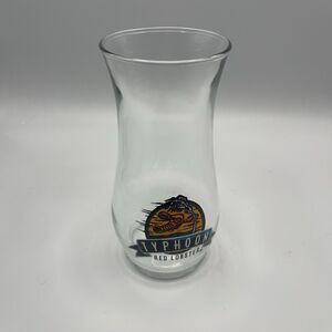 Red Lobster 7" Hurricane Tall Promo Glass Beer Drink Cup